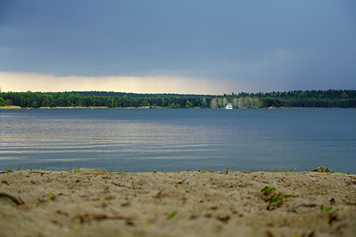 Blick ueber Wasser